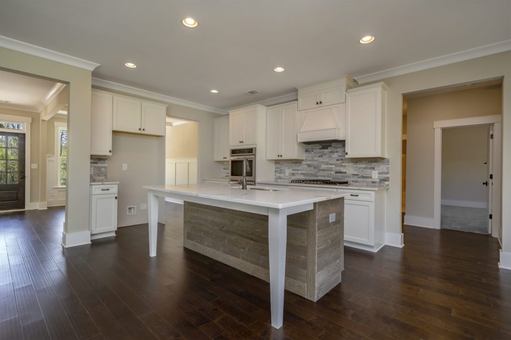A kitchen counter in a Braselton home